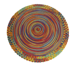 Plato Base Estilo Talavera Mexicana Multicolor 