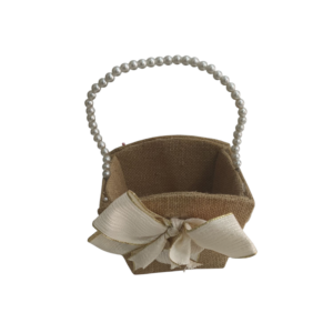 Canastica Cuadrada Yute