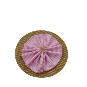 Servilleta Color Rosa y Blanco
