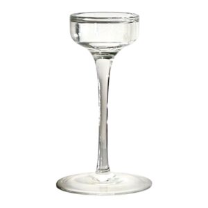 Porta Vela de Cristal Clear