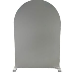 Mampara de Madera Blanca con Tope Ovalado