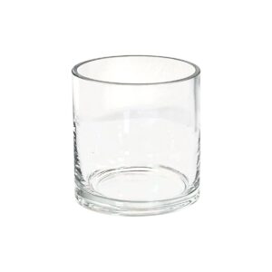 Florero Mini de Cristal Clear con Uso de Velero