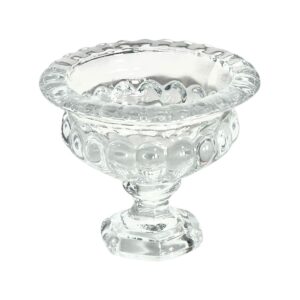 Florero Mini de Cristal con Boca Ancha