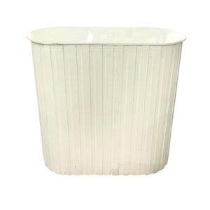 Credenza Decorativa Blanca Diseños en Rayas