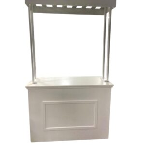 Módulo de Bar Blanco con Estante en Tope 