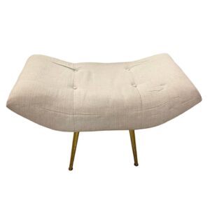 Ottoman Ovalado Color Crema