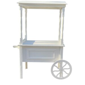 Carrito Candy Land Blanco con Ruedas