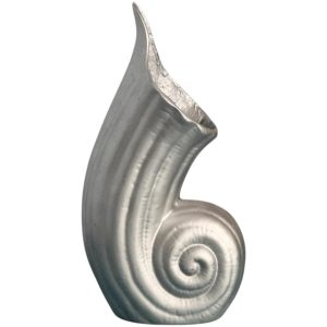 Caracol Playero Decorativo Plateado