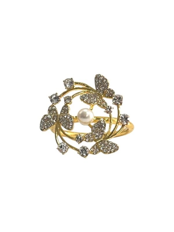 Servilletero Elegante Dorado