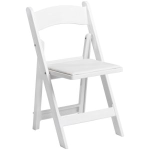 Silla Plegable de jardin color blanco