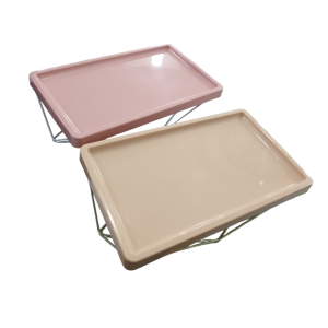 Bandeja de Dulces Color Rose Rectangular