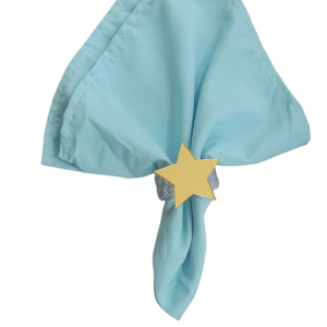 Servilleta de Gabardina Color Azul Turquesa