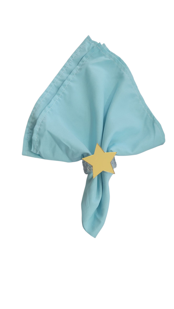 Servilleta de Gabardina Color Azul Turquesa