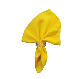 Servilleta en Satín Color Amarillo